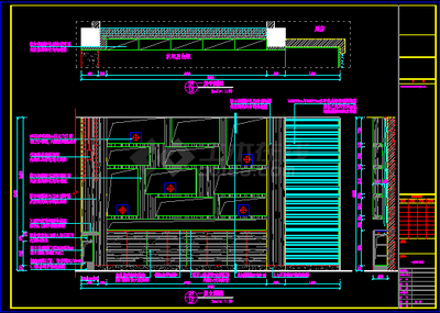 川味餐饮火锅店室内装修施工设计CAD方案图